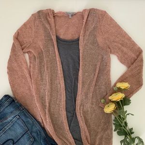 Charlotte Russe Pink Hooded Sweater- XS